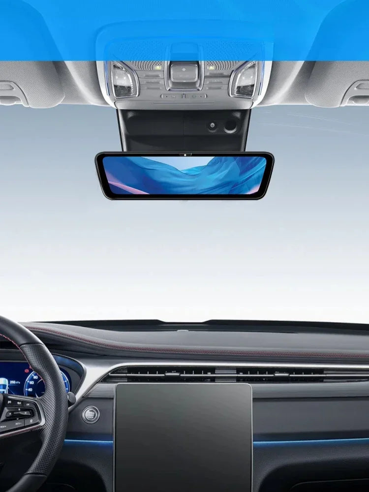For Honda Civic CRV Accord 8.2" 1080p Streaming Media Dash Recorder Rearview Mirror Camera Front Rear Night Vision Video Recorde — view 2