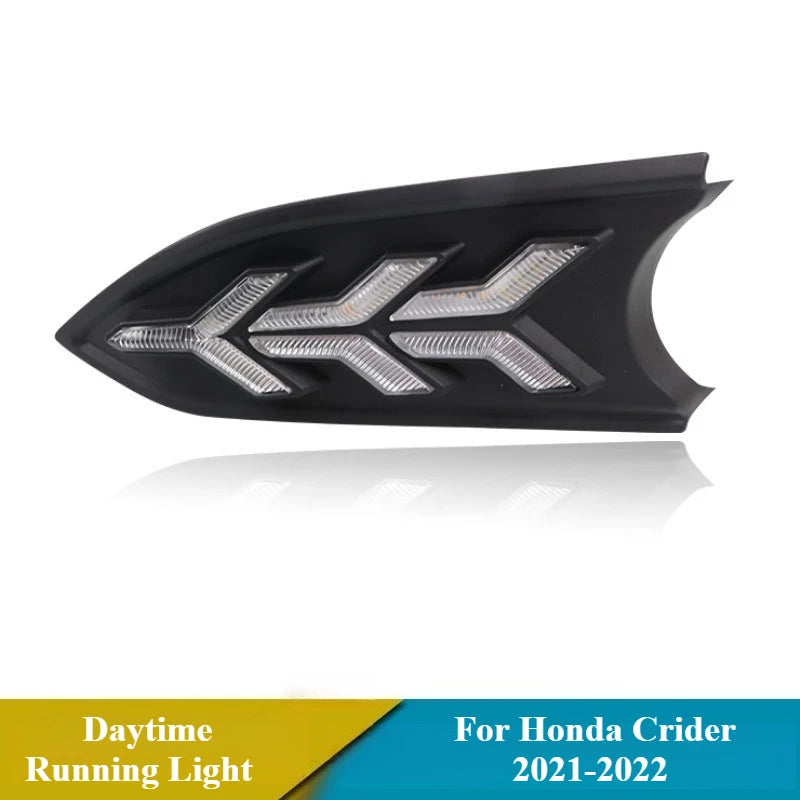 For Honda Crider 2021-2022 Led Daytime Running Light Front Bumper Fog Lamp DRL Dynamic Turn Signal Night Blue Driving Light — view 5