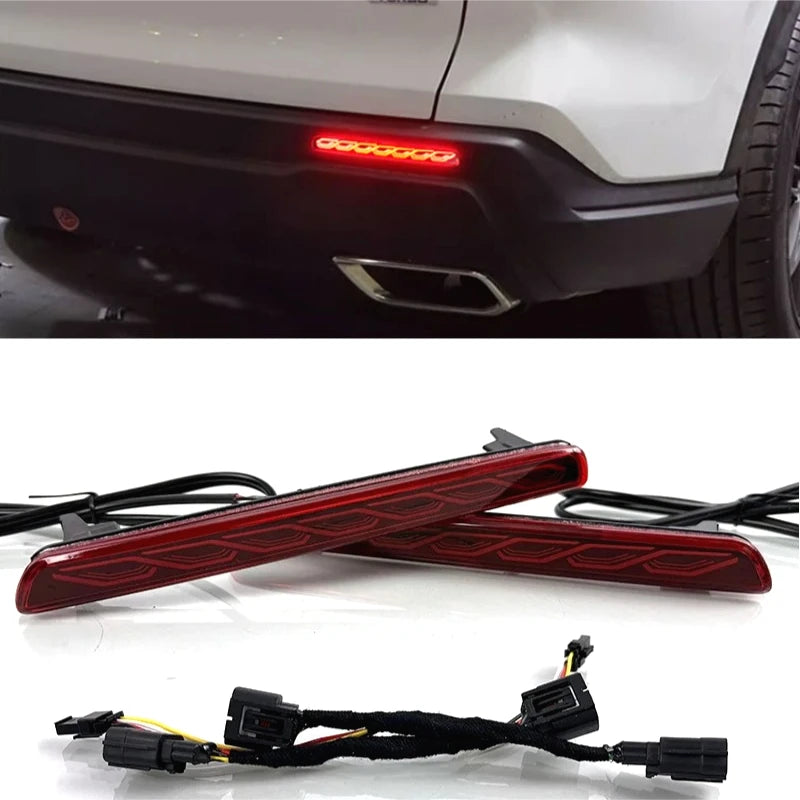 For Honda CRV CR-V 2023 2024 Car LED Rear Bumper Light Reflector Driving Brake Lights Rear Fog Lamp DRL Dynamic Turn Signal — view 1