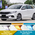 for Honda Envix 2019-2021 Car Daytime Running Light DRL Streamer Steering Front Fog Light Modified 12V Daylights Accessories — view 1