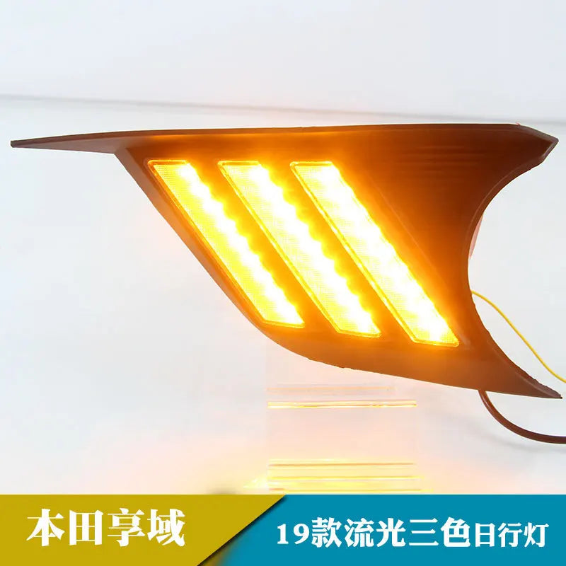 for Honda Envix 2019-2021 Car Daytime Running Light DRL Streamer Steering Front Fog Light Modified 12V Daylights Accessories — view 6