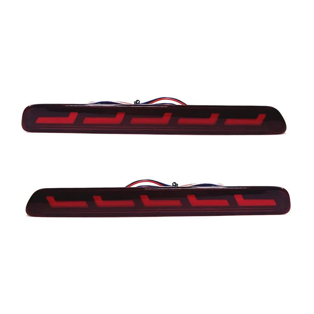 For Honda P7 2023 Car Led Rear Bumper Light Reflector DRL Yellow Dynamic Turn Signal Driving Brake Lights Start Scan Daylights — view 3