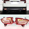 For Honda Pilot 2019 2020 2021 LED Rear Bumper Light Reflector Rear Fog Light Modified Driving Brake Lights Dynamic Turn Signal — view 1