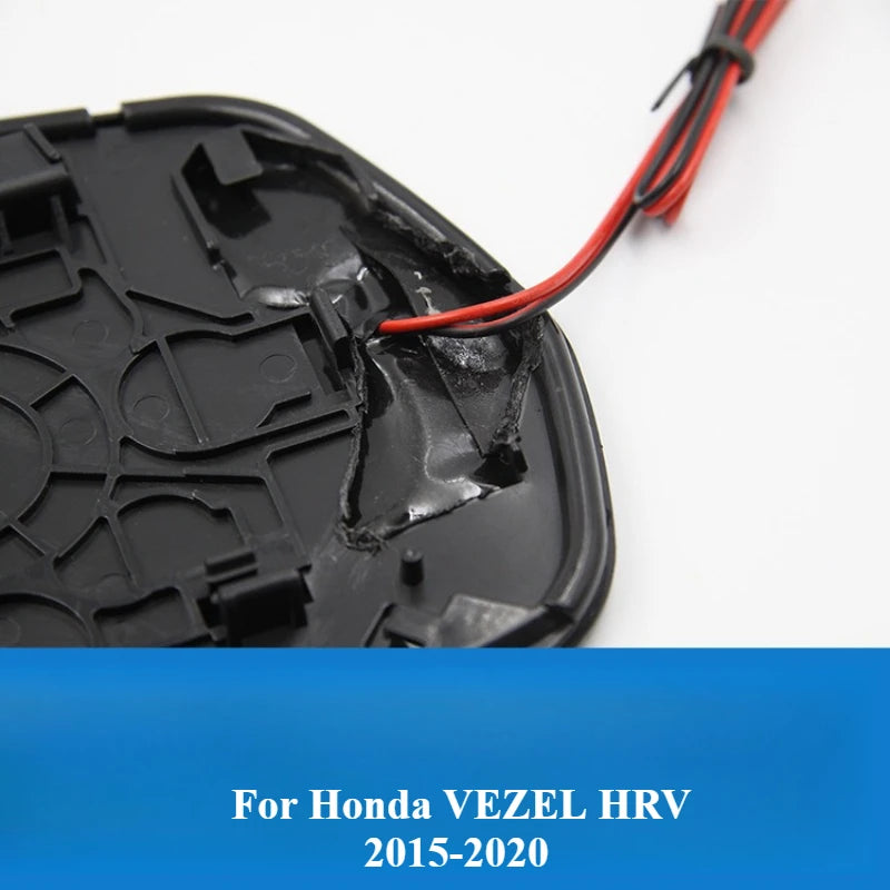 For Honda VEZEL HRV 2015-2020 Rearview Mirror Heating Wide Angle Dynamic Turn Signal Anti-glare HD Blue Mirror Reversing Mirrors — view 3