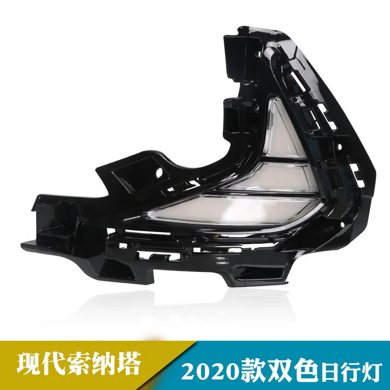For Hyundai Sonata 2020 Car Led Daytime Running Lights DRL Yellow Turn Signal Front Bumper Fog Lights Modified 12V Daylights — view 6