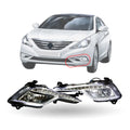 For Hyundai Sonata YF 2011 2Pcs Led Daytime Running Light Front Bumper Daylight Fog Lamp Driving Light Accessories Plug and Play — view 1