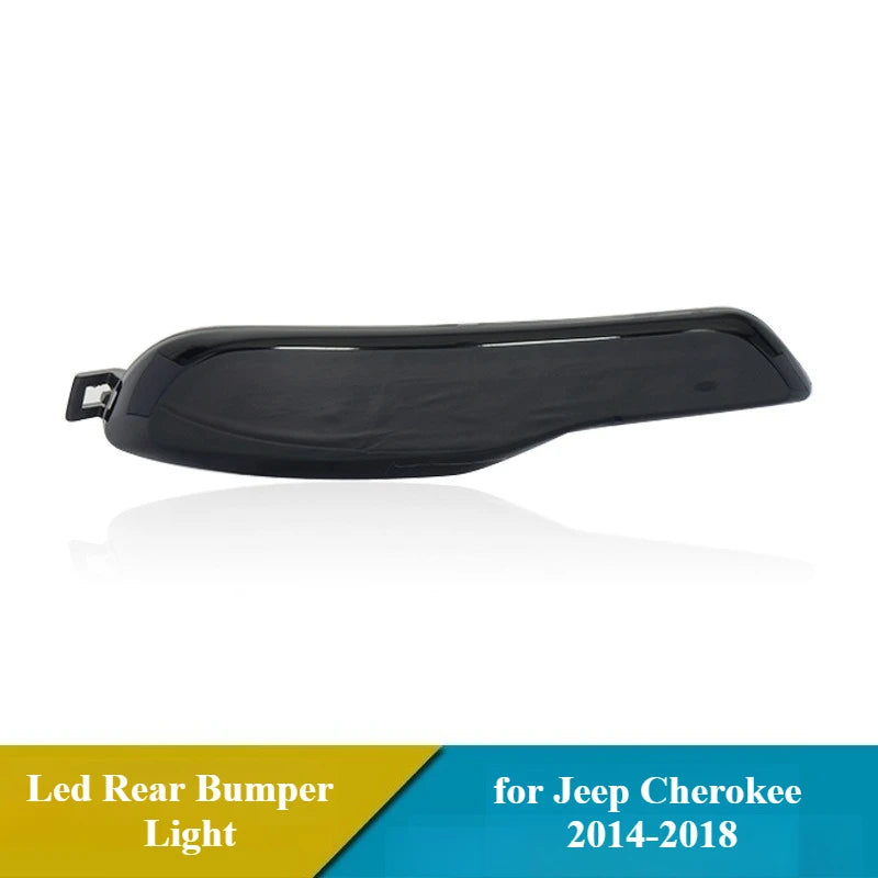 For Jeep Cherokee 2014 2015 2016 2017 2018 LED Rear Bumper Light Reflector DRL Dynamic Turn Signal Brake Light 12V Rear Fog Lamp — view 4