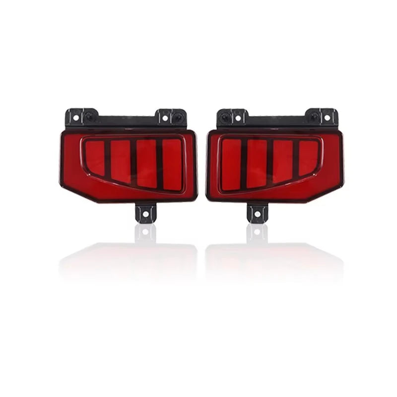 For Jeep Gladiator JT 2019-2022 Car LED Rear Bumper Light Reflector Rear Fog Light Modified Driving Brake Turn Signal Lamp — view 6