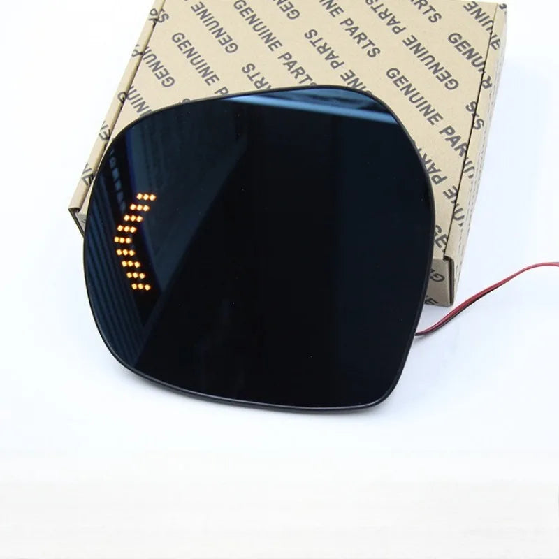 for Land Cruiser Prado 2008-2018 Rearview Mirror Blue Glass Anti-glare Streamer Turn Signal Heating and Defogging Rearview Lens — view 5