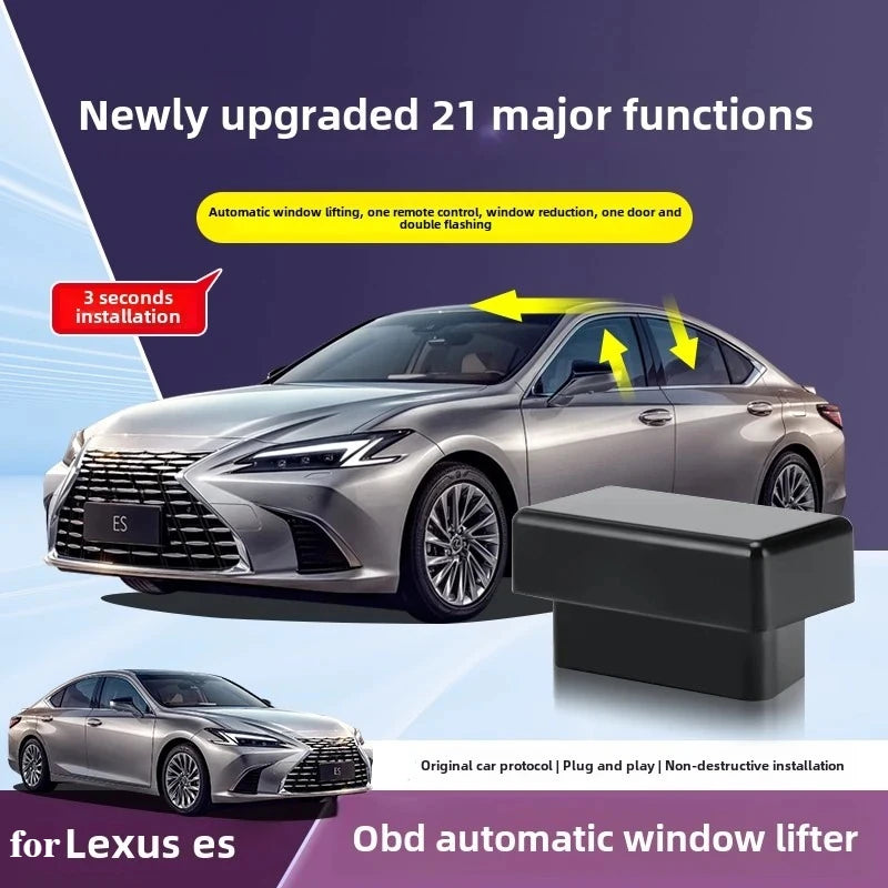 For Lexus ES200 ES300h Window Lifter, One-click Automatic Window Open or Close NXRXOBD Module OBD Plug-in Window Closing Device — view 1