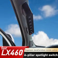 For Lexus GX460 LX460 Car A-pillar Six-way Handle Switch Off-road Modified Spotlight Integrated Switch Remote Control Accessory — view 1