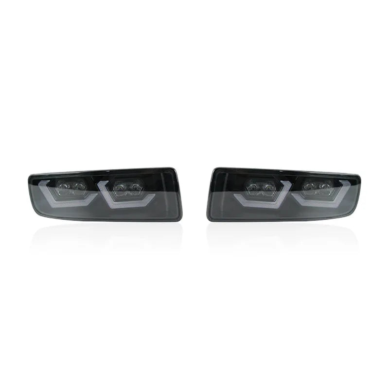 for Lexus LX470 1998-2007 Led Daytime Running Lights DRL Dynamic Turn Signals Front Bumper Fog Lamp 12V Daylight Accessories — view 5