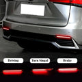 For Lexus NX200 Car Led Rear Bumper Light Reflector Dynamic Turn Signal Highlight COB Brake Light DRL Driving Lights Accessories — view 1