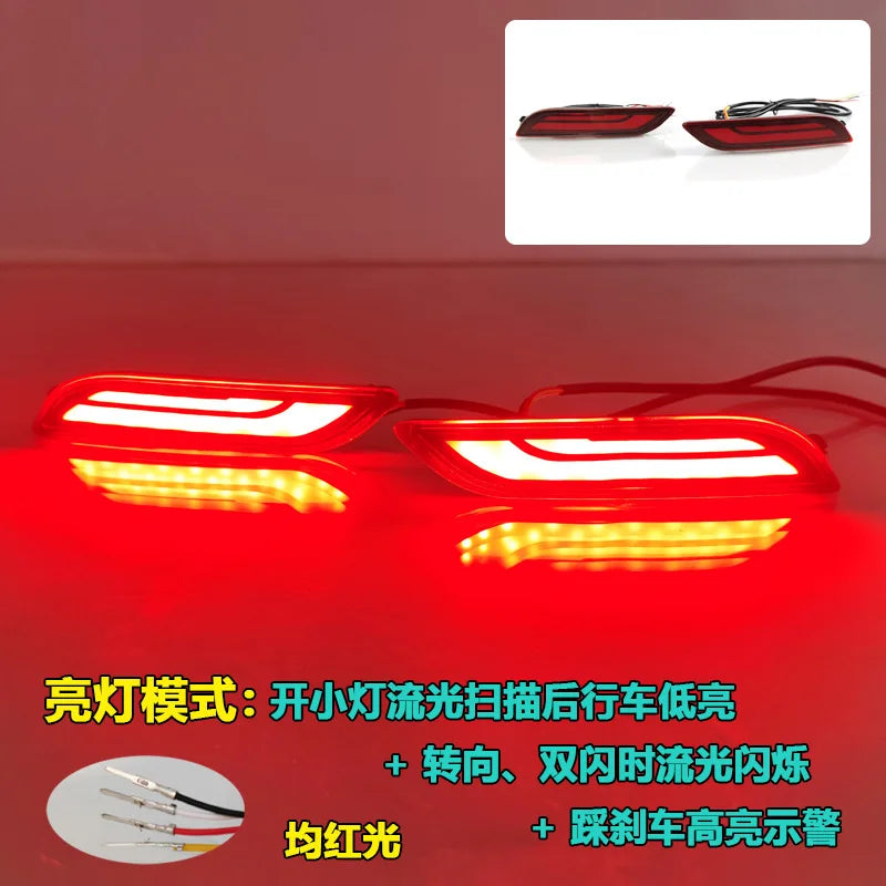 For Lexus RX300 RX350 RX450 2023-2026 Car Rear Bumper Light Reflector Upgrade LED Driving Brake Warning Light Navigation Light — view 6