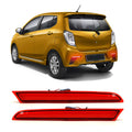 For MALAYSIA PERODUA MYVI 1.3 AXIA Car Rear Bumper Light Reflector DRL Dynamic Turn Signal Driving Brake Light Rear Fog Lamp — view 1