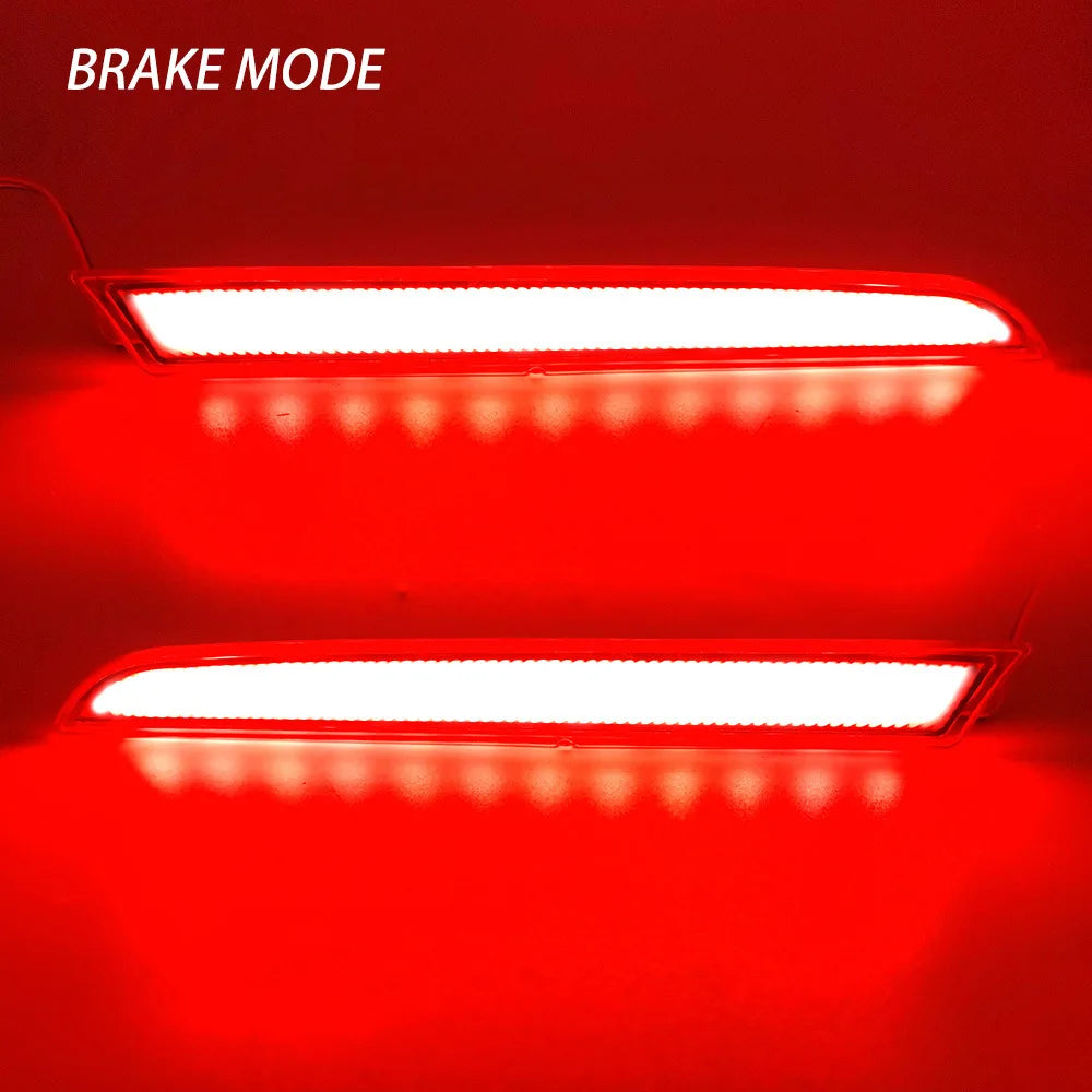 For MALAYSIA PERODUA MYVI 1.3 AXIA Car Rear Bumper Light Reflector DRL Dynamic Turn Signal Driving Brake Light Rear Fog Lamp — view 5