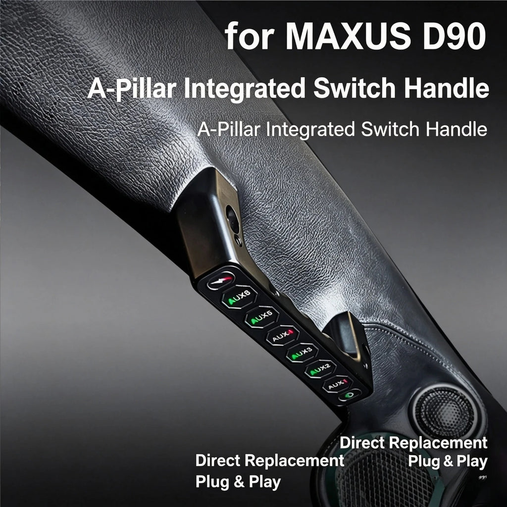 For Maxus D90 2017-2026 Car A-Pillar Six-Way Handle Switch Wireless Remote Control Integrated Control Switch Panel Accessories — view 1