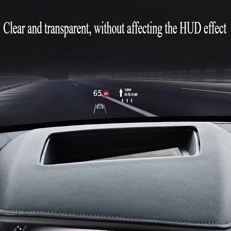 For Mazda 6e EZ6 Car HUD Display Protective Cover Dashboard Dust Shield Anti-Dust Cover Protector Car Interior Accessories — view 2