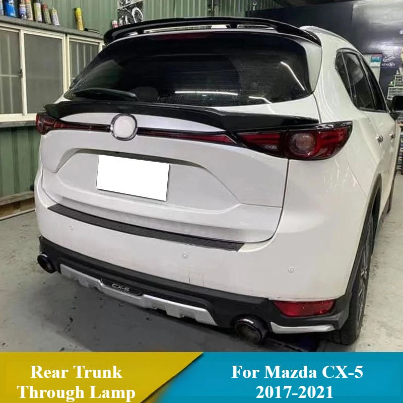 For Mazda CX-5 2017-2019 2020 2021 LED Daytime Running Lights Brake Light Dynamic Turn Signals Reflector Rear Trunk Through Lamp — view 3