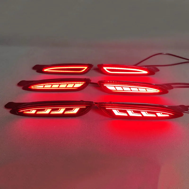 For Mazda CX-5 CX5 2022-2026 Car Rear Bumper Light Reflector Upgrade LED Sequential Turn Signal Driving Brake Lamp Accessories — view 4