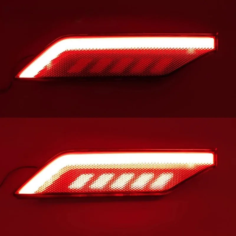 For Mitsubishi Pajero Montero Sport Car Led Rear Bumper Light Reflector Off-road DRL Dynamic Turn Signal Driving Braking Lamp — view 4