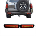 for Mitsubishi Pajero V73 V77 V88 2004-2014 High-Brightness LED Fog Lamp Plug-and-Play Rear Bumper Dynamic Brake Signal Lights — view 1