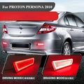 For PROTON PERSONA 2010 Malaysia Modified Local Car Rear Bumper Light Reflector Rear Surround Driving Brake Light DRL Fog Lamp — view 1