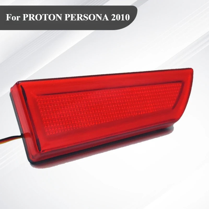 For PROTON PERSONA 2010 Malaysia Modified Local Car Rear Bumper Light Reflector Rear Surround Driving Brake Light DRL Fog Lamp — view 6