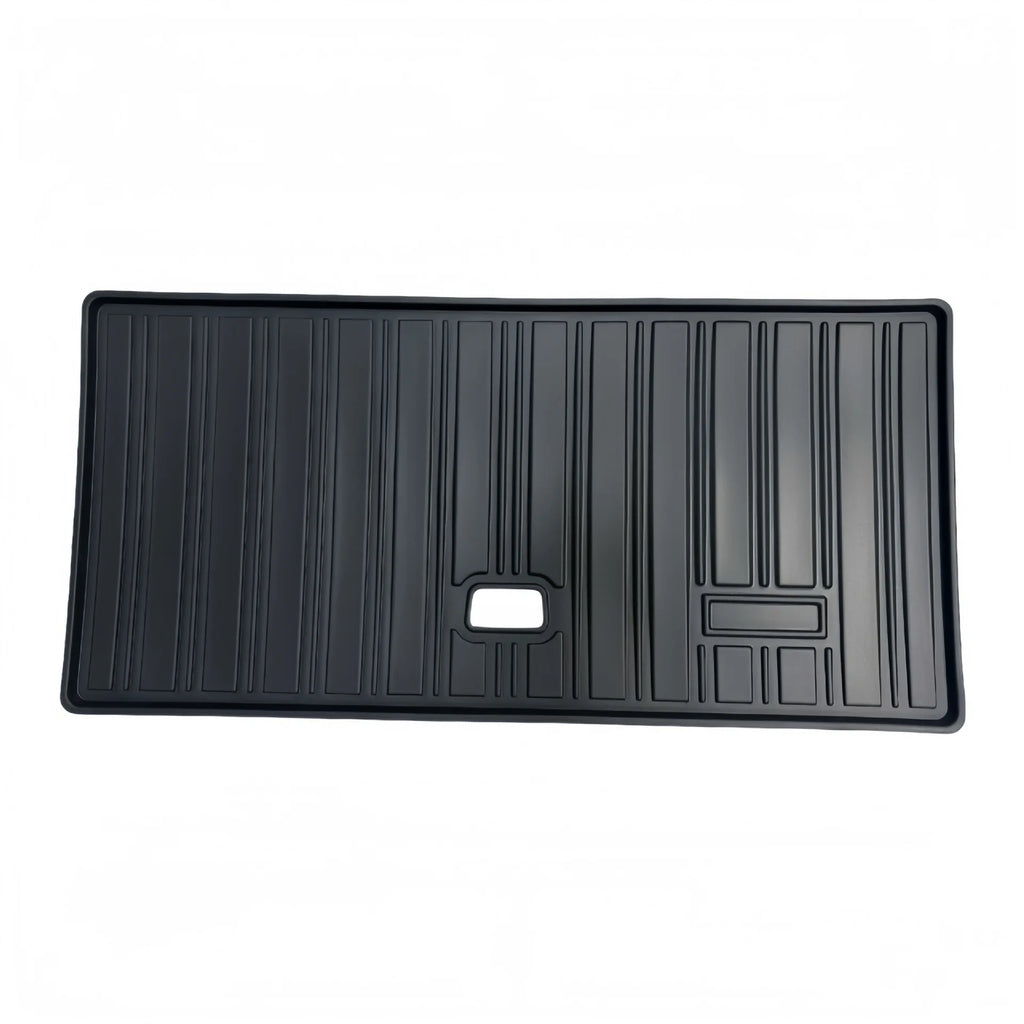 For Rivian R1S 2022-2024 LHD Seven Seats TPE Floor Mats Rear Trunk Mat Anti-Slip Dirt-Resistant Cargo Liner Set Accessories — view 6