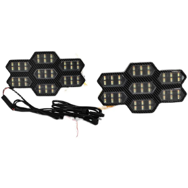 For Roewe CLEVER / SAIC CLEVER 2020-2025 Car Led Daytime Runnning Light Flowing Turn Signal Front Fog Lamp Modification Daylight — view 5