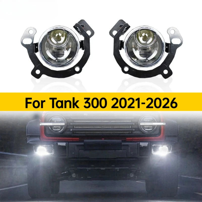 For Tank 300 2021-2026 Car Front Fog Light Modified Upgrade LED High/Low Beam Projector Front Auxiliary Lighting Car Accessories — view 1