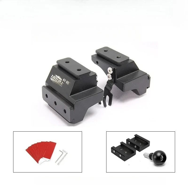 For Tank 500 Car A Pillar Led Spotlight Bracket Front Engine Hood Quick Release Dual Guide Rail Expansion Stand Accessories — view 1