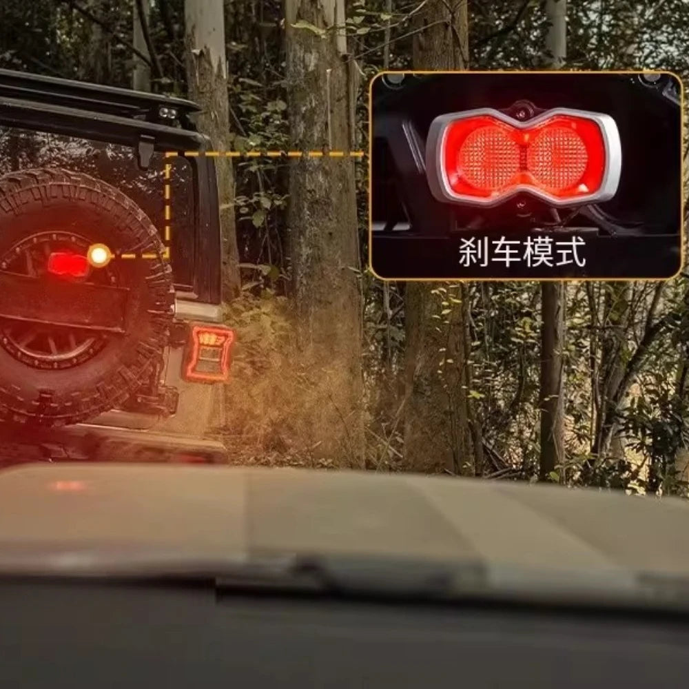 For Tank Halo Series SE Edition 4.5Inch Daytime Driving / Reversing / Braking Integrated Light for Jeep Wrangler for Ford Bronco — view 6