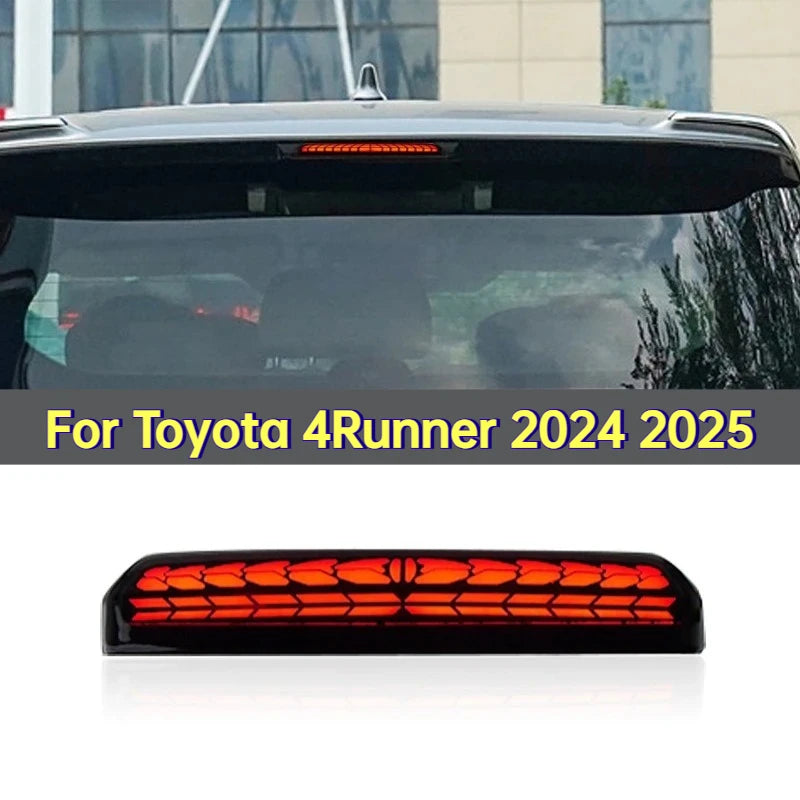 For Toyota 4Runner 2024 2025 LED High Brake Light 12V Daytime Running Light with Dynamic Turn Signal DRL Brake Flashing Lamp — view 1