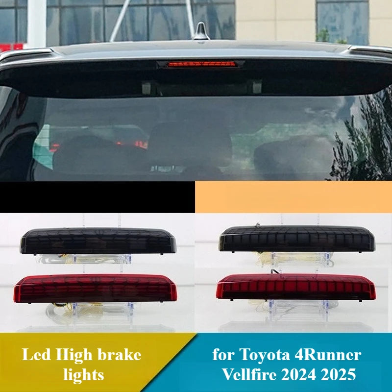 For Toyota 4Runner 2024 2025 LED High Brake Light 12V Daytime Running Light with Dynamic Turn Signal DRL Brake Flashing Lamp — view 2