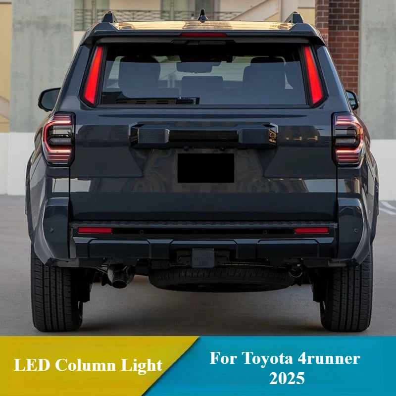for Toyota 4runner 2025 2026 Car Rear Pillar Lamp LED Column Light Driving Brake Light DRL Braking Turn Signal Lamp 12V Daylight — view 4