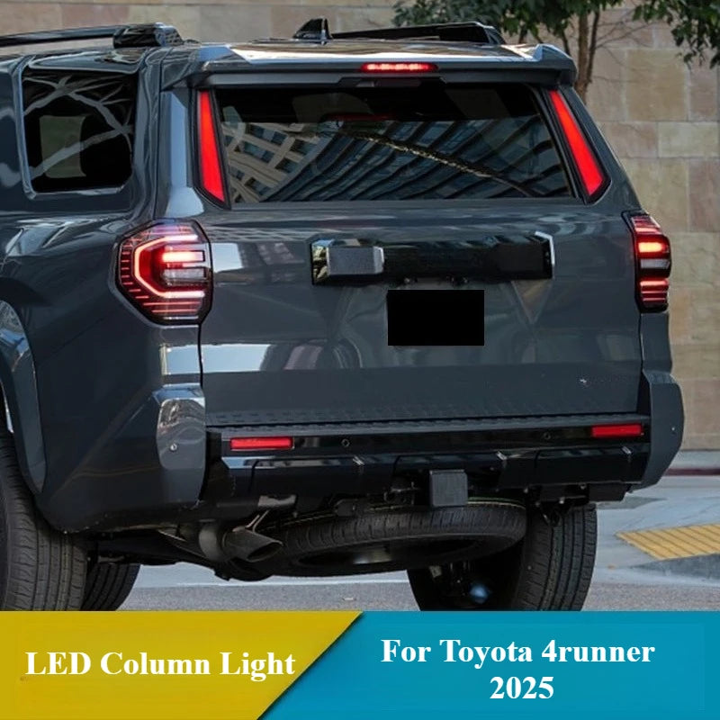 for Toyota 4runner 2025 2026 Car Rear Pillar Lamp LED Column Light Driving Brake Light DRL Braking Turn Signal Lamp 12V Daylight — view 5