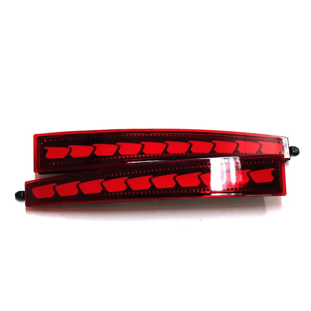 For Toyota BEZZA 2016 2Pcs Car Rear Bumper Light Reflector Driving Brake Lights Dynamic Turn Signal Rear Fog Lamp Accessories — view 2