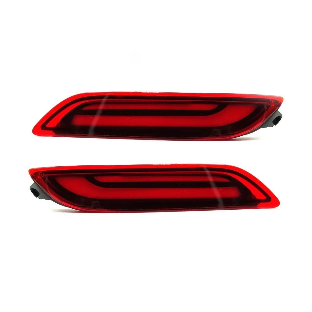 For Toyota Camry 2018-2024 2Pcs Car Led Rear Bumper Light Reflector DRL Dynamic Turn Signal Brake Flashing Lights 12V Daylights — view 2