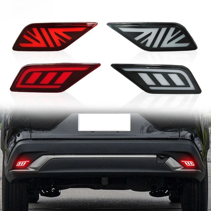 For Toyota Corolla Cross 2022 2023 2024 2025 Car Led Rear Bumper Reflector Light DRL Dynamic Turn Signal Driving Brake Lights — view 1