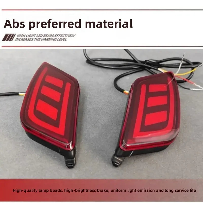 For Toyota Corolla Cross 2022 2023 2024 2025 Car Led Rear Bumper Reflector Light DRL Dynamic Turn Signal Driving Brake Lights — view 4