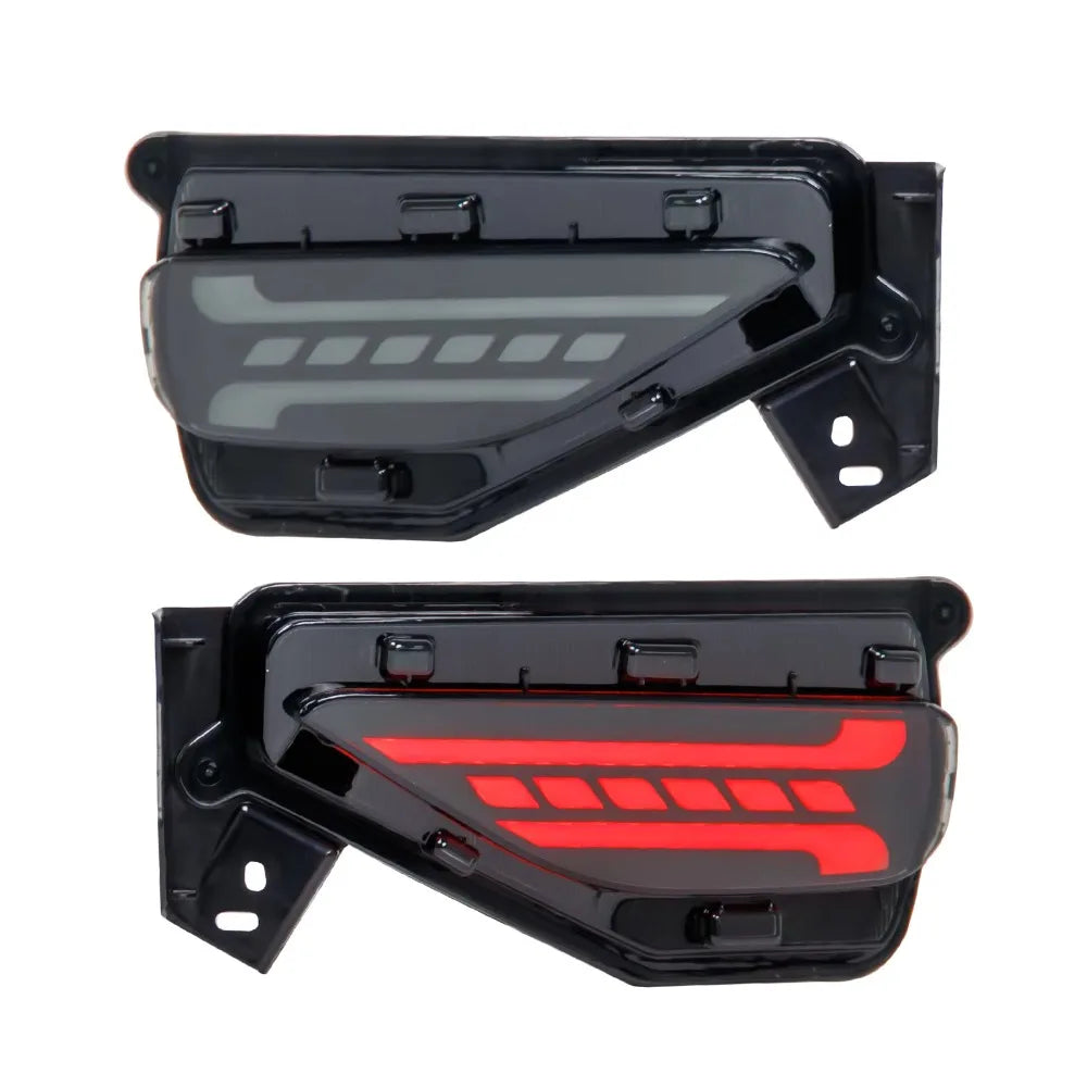 for Toyota Fortuner 2020-2021 New Design Car Rear Bumper Lamp Reflector Turn Signal Lamp Red-Light Driving Brake Light Accessory — view 3