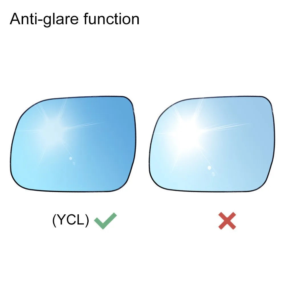 For Toyota FORTUNER INNOVA 2008-2015 Car Rearview Mirror Heating Wide Angle Dynamic Turn Signal Anti-glare Blue Reversing Mirror — view 3