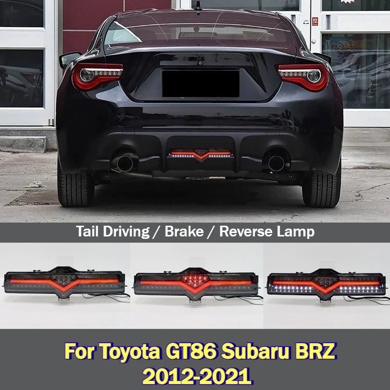 For Toyota GT86 Subaru BRZ 2012-2021 Car Pilot Light DRL LED Rear Bumper Fog Light Reflector Tail Driving Brake Reverse Lamp — view 1