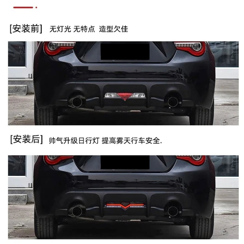 For Toyota GT86 Subaru BRZ 2012-2021 Car Pilot Light DRL LED Rear Bumper Fog Light Reflector Tail Driving Brake Reverse Lamp — view 5
