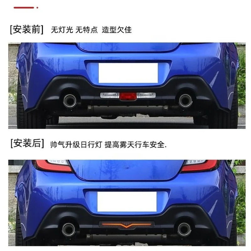 For TOYOTA GT86 SUBARU BRZ 2022-2025 Car LED Reflector Rear Fog Light DRL Tail Driving Brake Reverse Lamp Tail Rear Lamp — view 3