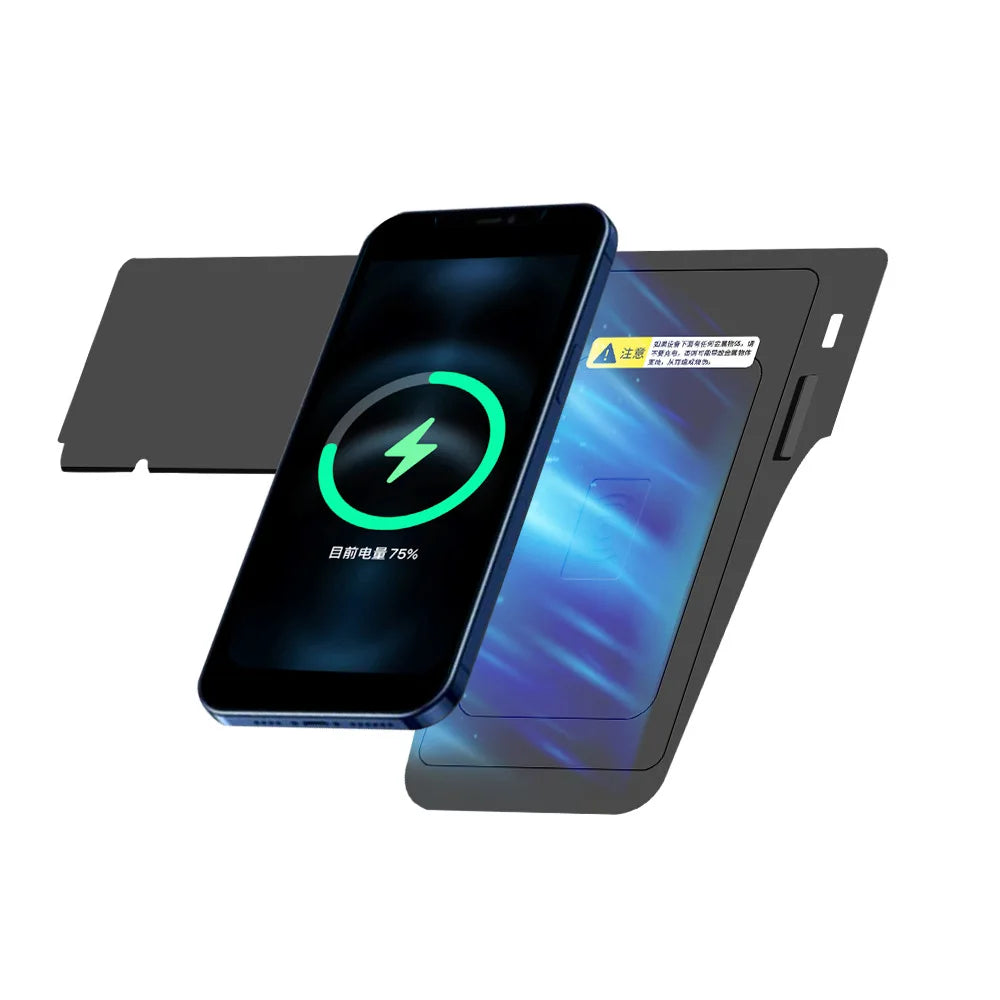 for Toyota Highlander 4 Kluger 2021-2025 Car Wireless Charger Center Console Q-I/Magnetic Version Fast Charging Pad Phone Holder — view 2