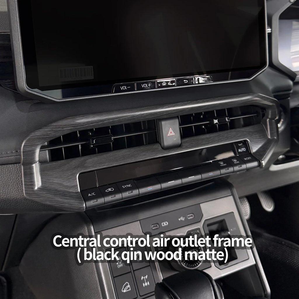 For Toyota Hilux 2026 Car Central Control Air Outlet Decor Frame Middle Air Vent Protective Cover Car Interior Trim Accessories — view 1