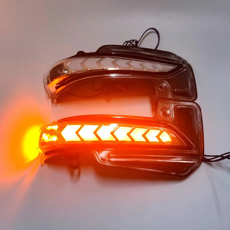 For TOYOTA HILUX GR VIGO REVO Car Rearview Mirror LED Streamer Turn Signal Daytime Running Light Side Mirror Blinker Accessory — view 3