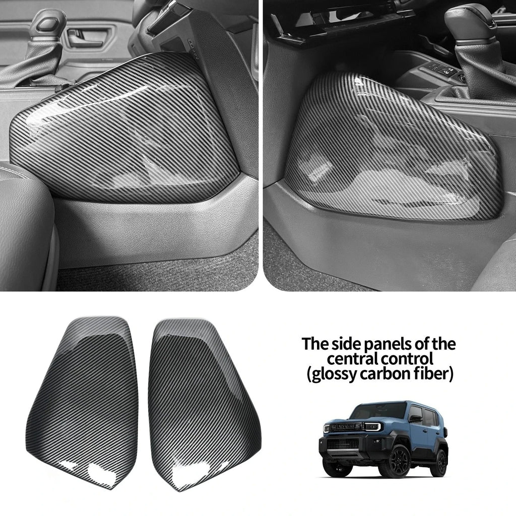 For Toyota Land Cruiser FJ 2026 Car Center Console Both Sides Decorative Panel Anti-Scratch Protection Trim Cover Accessories — view 4